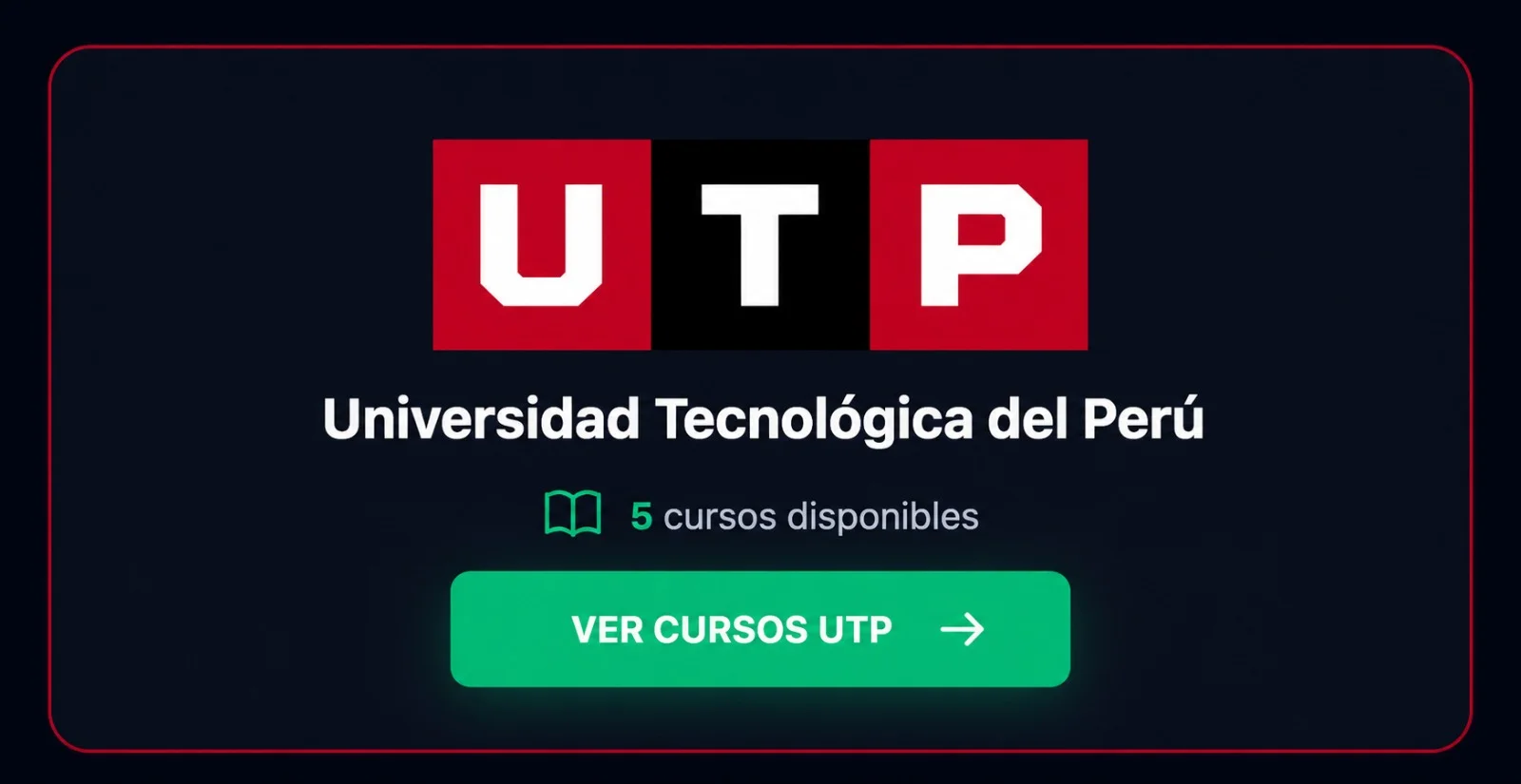 Cursos UTP